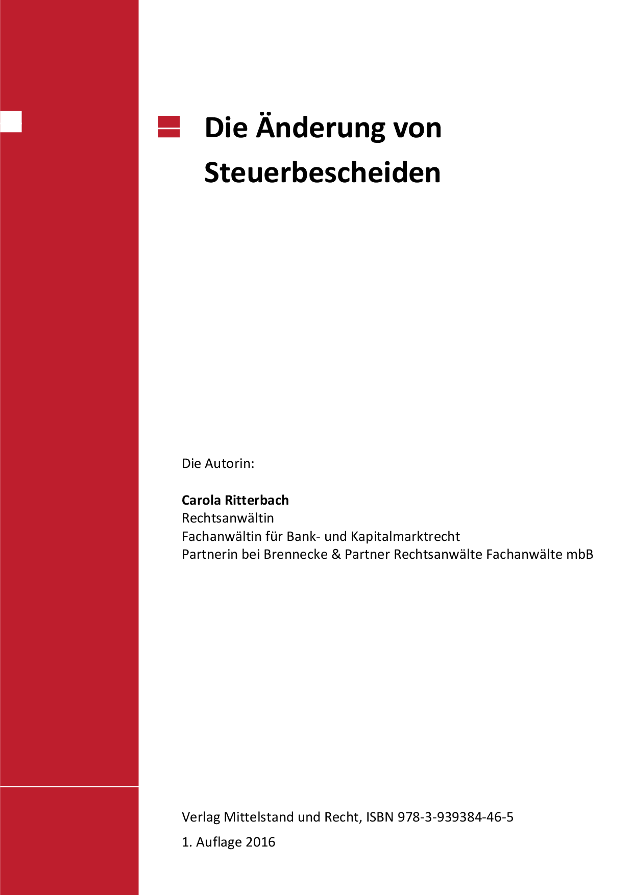 Die Anderung Von Steuerbescheiden Teil 09 Aufhebung Und Anderung Vo